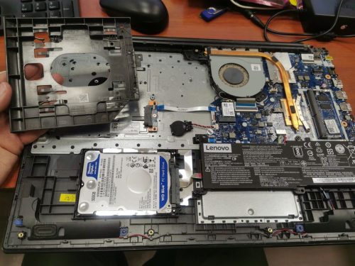 IMG 20200826 092654 500x375 - Ставим SSD в ноутбук Lenovo без DVD привода с помощью платы переходника Sata-micro SATA. Восстановление UEFi загрузчика