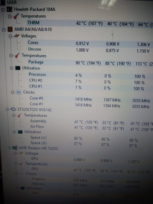 P 20180117 121825 500x667 - Ошибка при включении ноутбука "...cooling fan is not operating correctly. ... System Fan (90b)"